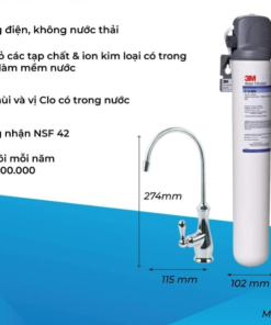 Máy Làm Mềm Nước Lắp Dưới Bồn Rửa 3M SGP124BN-T - 9