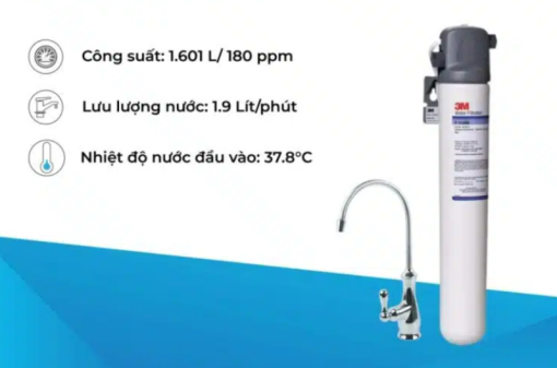 Máy Làm Mềm Nước Lắp Dưới Bồn Rửa 3M SGP124BN-T - 5