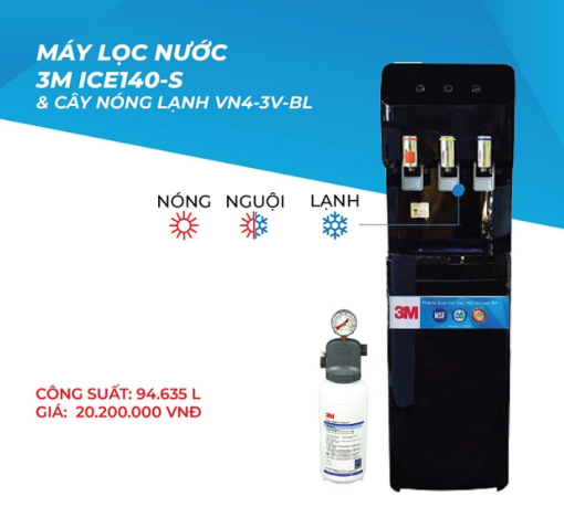 Cây Lọc Nước Nóng Lạnh 3M VN4-3V-BL - 7
