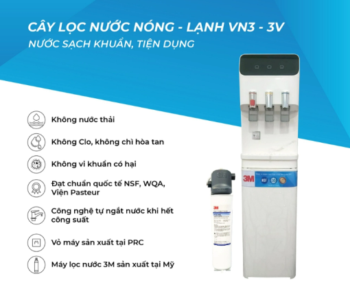 Máy Lọc Nước Nóng Lạnh 3M VN3-3V-WH - 5