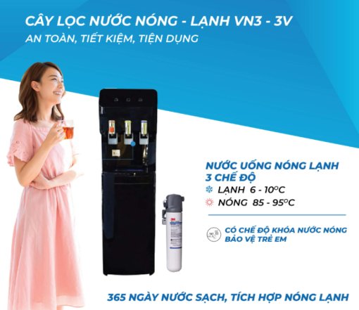 Máy Lọc Nước Nóng Lạnh 3M VN3-3V-BL - 5