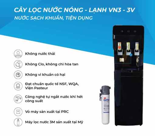 Máy Lọc Nước Nóng Lạnh 3M VN3-3V-BL - 7