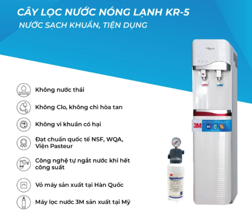 Cây Lọc Nước Nóng Lạnh 3M KR5-2V - 5