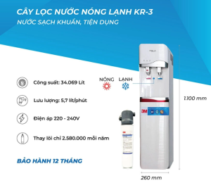 Cây lọc nước nóng lạnh 3M KR3-2V - 11