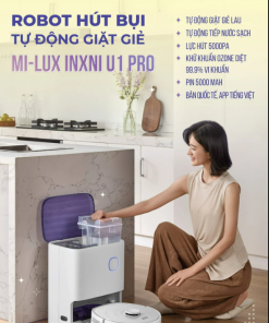 Robot hút bụi lau nhà MILUX INXNI U1 Pro - 24 Robot hút bụi lau nhà MILUX INXNI U1 Pro - 23
