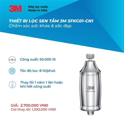 Thiết Bị Lọc Sen Tắm 3M SFKC01-CN1 - 5
