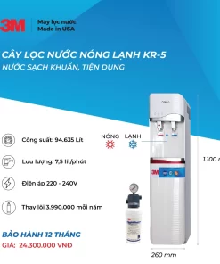 Cây Lọc Nước Nóng Lạnh 3M KR5-2V - 12 Cây Lọc Nước Nóng Lạnh 3M KR5-2V - 11