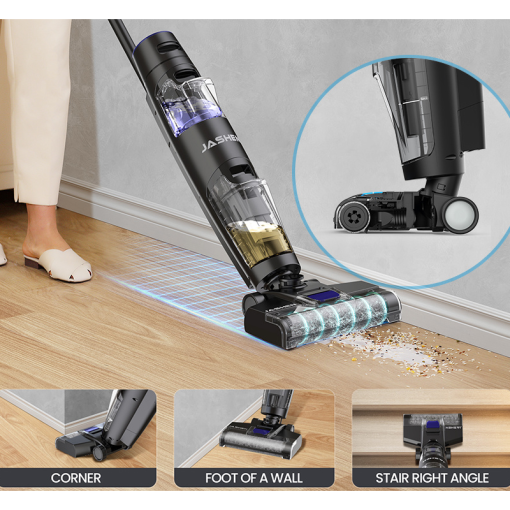 Máy hút bụi và lau khô ướt không dây JASHEN F12 - 3