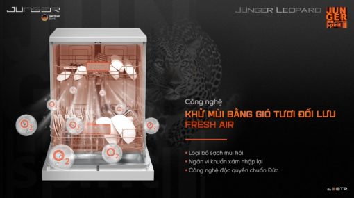 MÁY RỬA BÁT JUNGER LEOPARD DWJ-140 - 11