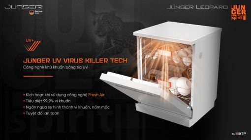 MÁY RỬA BÁT JUNGER LEOPARD DWJ-140 - 13