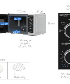 Lò vi sóng có nướng Sharp R-G251TV-SL - 22 Lò vi sóng có nướng Sharp R-G251TV-SL - 21