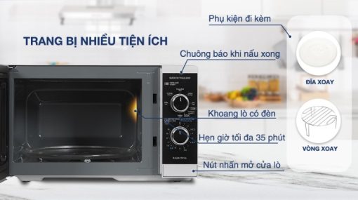 Lò vi sóng có nướng Sharp R-G251TV-SL - 5