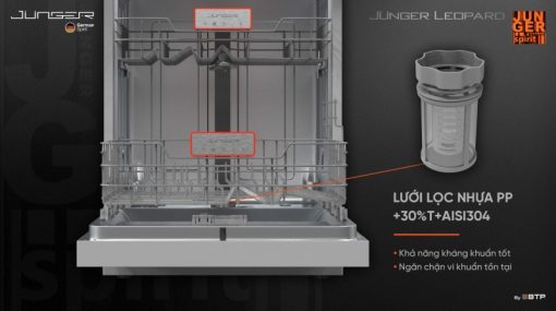 MÁY RỬA BÁT JUNGER LEOPARD DWJ-140 - 7