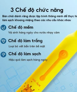 Bàn chải điện trẻ em sóng siêu âm Xiaomi Mi-lux Oral-B1 - 24 Bàn chải điện trẻ em sóng siêu âm Xiaomi Mi-lux Oral-B1 - 23