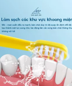 Bàn chải điện trẻ em sóng siêu âm Xiaomi Mi-lux Oral-B1 - 26 Bàn chải điện trẻ em sóng siêu âm Xiaomi Mi-lux Oral-B1 - 25