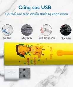Bàn chải điện trẻ em sóng siêu âm Xiaomi Mi-lux Oral-B1 - 30 Bàn chải điện trẻ em sóng siêu âm Xiaomi Mi-lux Oral-B1 - 29