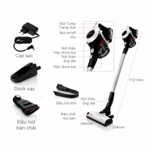 Máy hút bụi không dây Bosch BCS61113 Serie 6 Unlimited - 3
