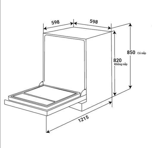 Máy rửa chén KAFF KF-CARYA1FXS - 3