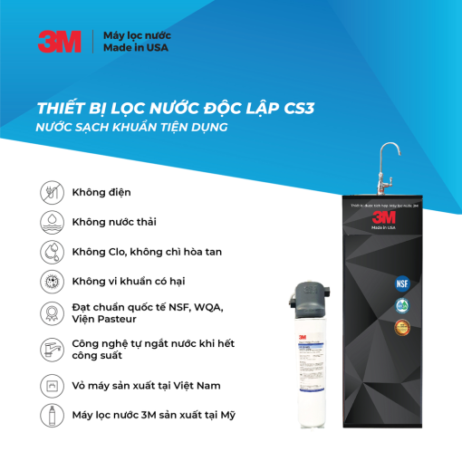 Thiết bị lọc nước độc lập 3M CS3-1V - 3