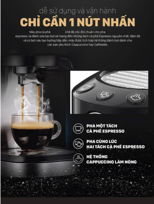 Máy pha cà phê Expresso XIAOMI Mi-Lux F185 - 7