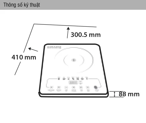 Bếp Từ Đơn Spelier SP 60 AD - 3
