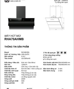 Máy hút hùi RICHBORN RHA70AHMB - 10 Máy hút hùi RICHBORN RHA70AHMB - 9