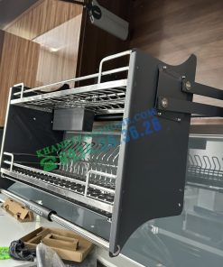 Giá bát đĩa nâng hạ inox 304 nan Oval EPV9080Pro - 40 Giá bát đĩa nâng hạ inox 304 nan Oval EPV9080Pro - 39