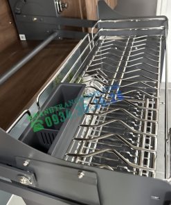 Giá bát đĩa nâng hạ inox 304 nan Oval EPV9080Pro - 44 Giá bát đĩa nâng hạ inox 304 nan Oval EPV9080Pro - 43