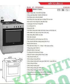 Bếp Gas Liền Lò KAFF KF-FRT6604GAC - 115
