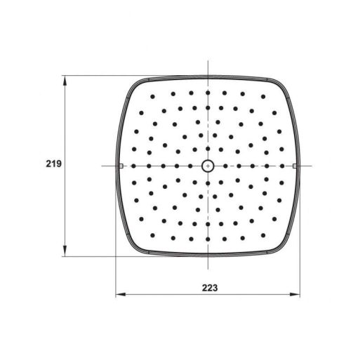 Sen Đầu Gắn Trần Airsense 219S Hafele 485.60.701 - 5