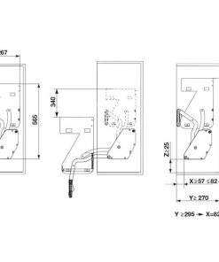 Kệ Nâng Hạ Imove R600mm Hafele 504.68.923 - 5