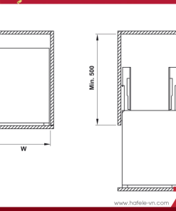 Bộ Rổ Đựng Gia Vị 200mm Hafele 549.20.032 - 5