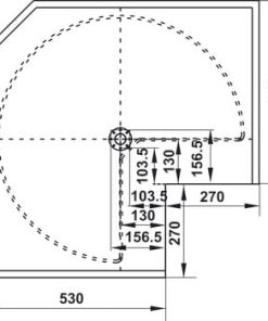 Mâm Xoay Mezzo 270º 800mm Hafele 548.37.011 - 13