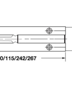 Chốt Cửa 102mm Hafele 489.71.301 - 5