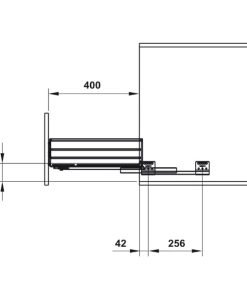 Rổ Đựng Chén Đĩa Cappella 700mm Hafele 549.08.011 - 7
