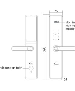 Khóa cửa thông minh DEMAX SL-C622 CG tiêu chuẩn Đức - 40 Khóa cửa thông minh DEMAX SL-C622 CG tiêu chuẩn Đức - 39