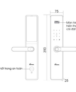 Khóa cửa vân tay DEMAX SL-C622 BL tiêu chuẩn Đức - 32 Khóa cửa vân tay DEMAX SL-C622 BL tiêu chuẩn Đức - 31