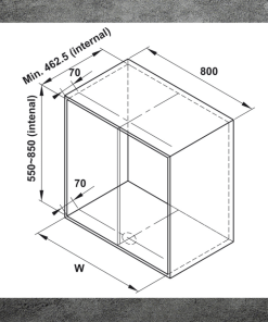 Bộ Rổ Góc Mezzo Xoay 180° Hafele 548.37.001 - 9