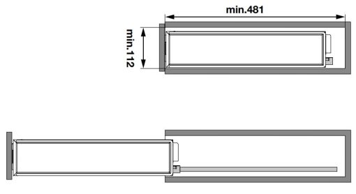 Bộ Rổ Kéo Số 15 R150mm Hafele 545.61.028 - 3