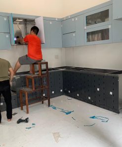 Tủ bếp dưới Inox cánh Acrylic giá 8.000.000 - 35