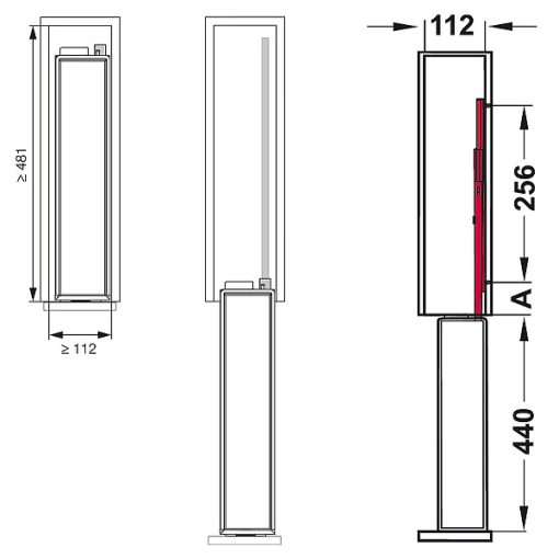 Rổ Kéo 150mm No.15 Hafele 545.61.063 - 3