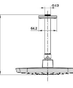 Sen Đầu Gắn Trần Airsense 219S Hafele 485.60.701 - 7