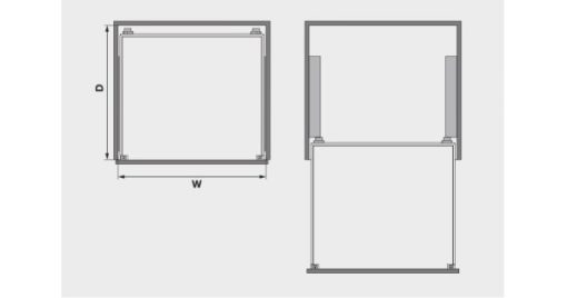 Rổ Kéo Phía Trước 400mm Hafele 540.24.503 - 3