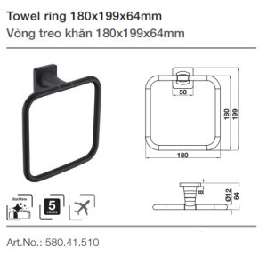 Vòng Treo Khăn Hafele 580.41.510 - 5