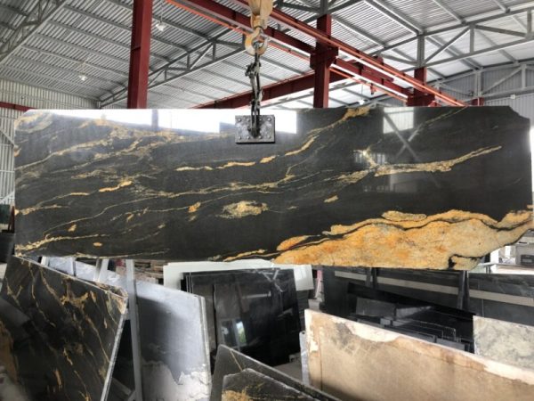 Đá Granite Hoa cương Titanium Gold - 3