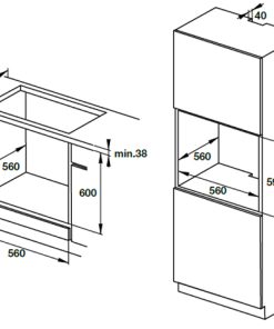 Lò nướng Hafele HC-O621KB 535.62.571 - 24 Lò nướng Hafele HC-O621KB 535.62.571 - 23