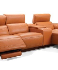 SOFA DA BÒ MONTE MODEL 8004 (3L + HỘC BÀN TRÀ)