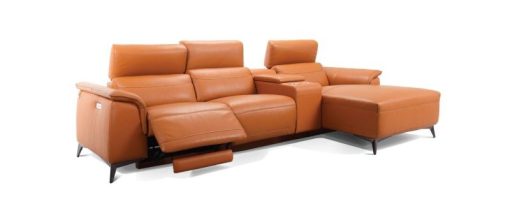 SOFA DA BÒ MONTE MODEL 8004 (3L + HỘC BÀN TRÀ)