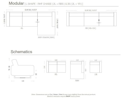 SOFA DA BÒ FIRENZE MODEL 8507-3 - 8