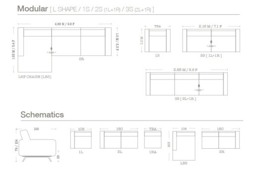 SOFA DA BÒ FIRENZE MODEL 8509-L